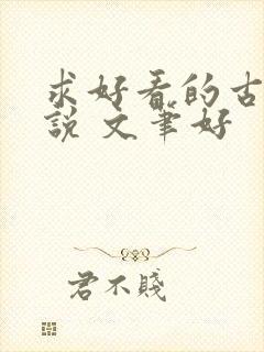 求好看的古言小说 文笔好