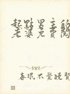 起点男主的笨蛋老婆免费阅读