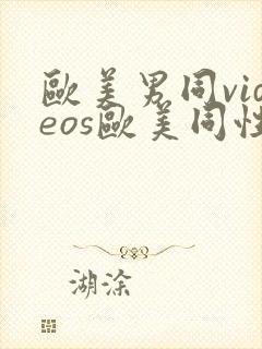 欧美男同videos欧美同性