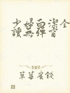 少妇白洁全文阅读无弹窗