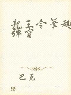 龙王令笔趣阁无弹窗