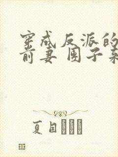 穿成反派的炮灰前妻 团子来袭