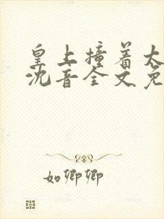 皇上撞着太子妃沈音全文免费阅读