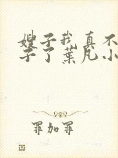 嫂子我真不是傻子了叶凡小说.txt