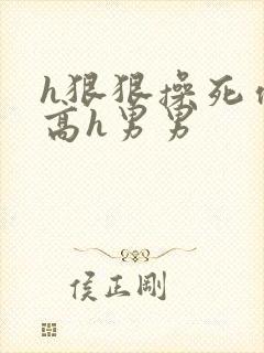 h狠狠操死你h高h男男封面