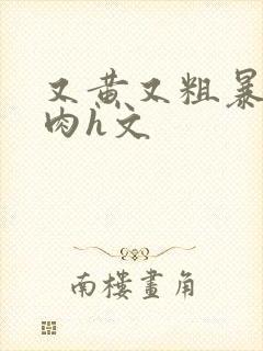 又黄又粗暴的纯肉h文