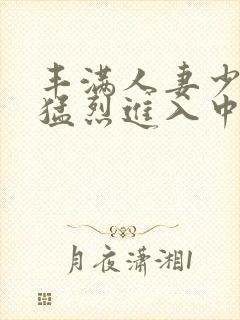 丰满人妻少妇被猛烈进入中文字幕