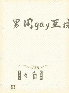 男同gay互操