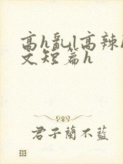 高h乱l高辣h文短篇h封面