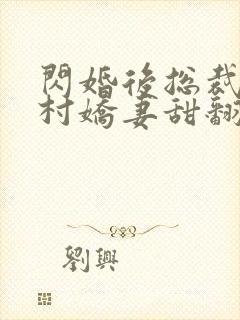 闪婚后总裁的农村娇妻甜翻了高清