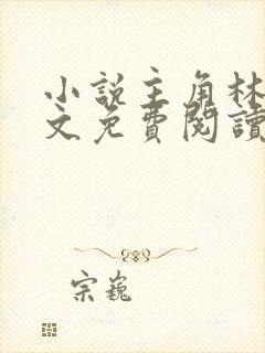 小说主角林枫全文免费阅读