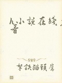 h小说在线免费看封面