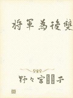 将军为后双男主封面