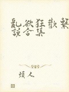 乱欲狂欢系列小说合集封面