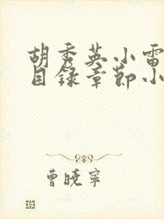 胡秀英小雷全部目录章节小说乡村