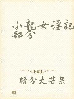 小龙女淫记第二部分封面