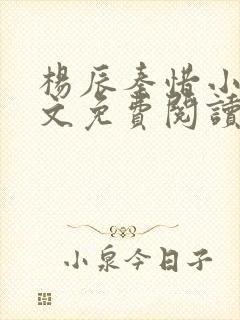 杨辰秦惜小说全文免费阅读无弹窗