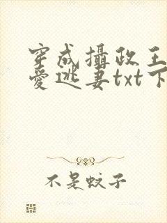 穿成摄政王的侍爱逃妻txt下载封面