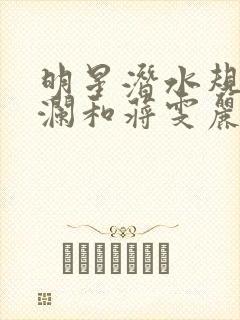 明星潜水规则杨澜和蒋雯丽