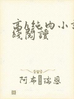 高h纯肉小说在线阅读