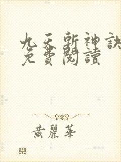九天斩神诀林辰免费阅读封面