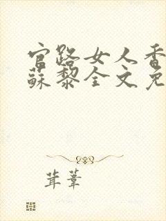 官路女人香聂飞苏黎全文免费