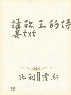 摄政王的侍爱逃妻txt