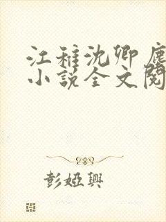 江稚沈卿尘免费小说全文阅读