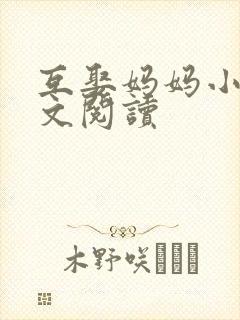 互娶妈妈小说全文阅读封面