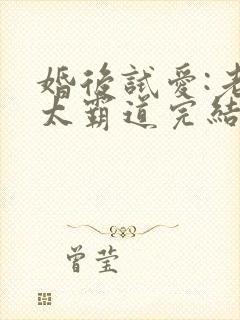 婚后试爱:老公太霸道完结版