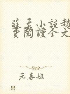 苏柔小说赵刚免费阅读全文