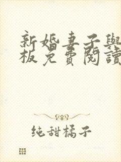 新婚妻子与菜老板免费阅读全文无弹窗封面