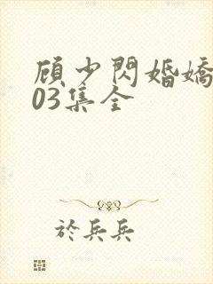 顾少闪婚娇妻103集全封面