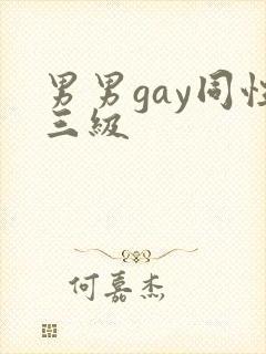 男男gay同性三级