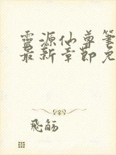 灵源仙尊笔趣阁最新章节免费阅读封面