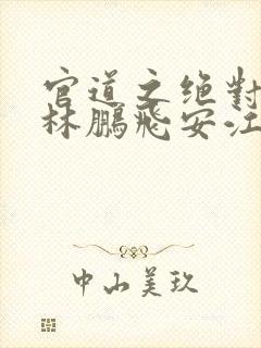 官道之绝对权力林鹏飞安江小说阅读封面