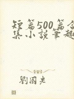 短篇500篇合集小说笔趣阁