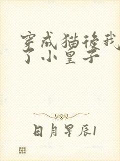 穿成猫后我喂养了小皇子封面