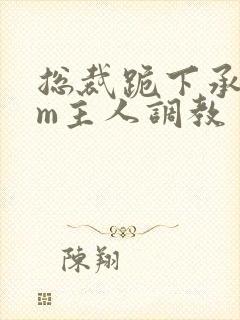 总裁跪下承欢sm主人调教封面