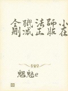 全职法师小说无删减正版在线阅读封面