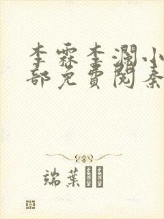 李霖李澜小说全部免费阅秦峰小说封面