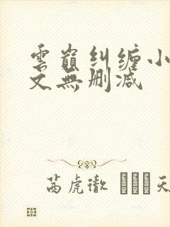 云巅纠缠小说全文无删减封面