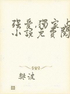 强爱,独家占有小说免费阅读无弹窗