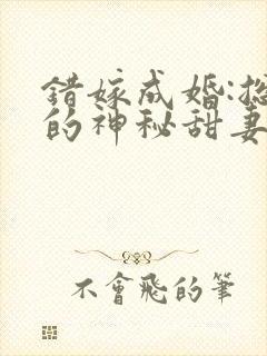 错嫁成婚:总裁的神秘甜妻