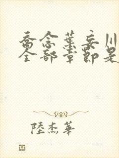 乔念叶妄川小说全部章节是多少节封面