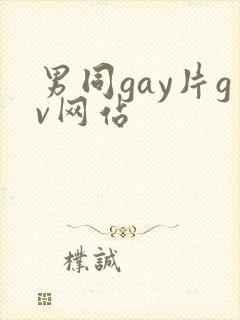 男同gay片gv网站