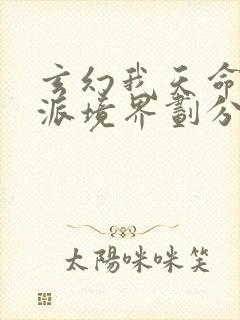 玄幻我天命大反派境界划分