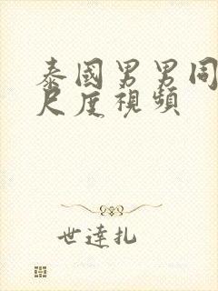 泰国男男同性大尺度视频封面