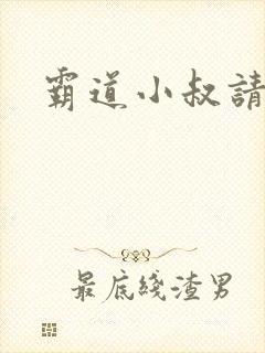 霸道小叔请轻撩