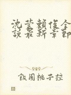 沈莹赖俊全文小说最新章节更新时间封面